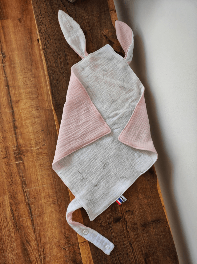 Doudou plat attache sucette